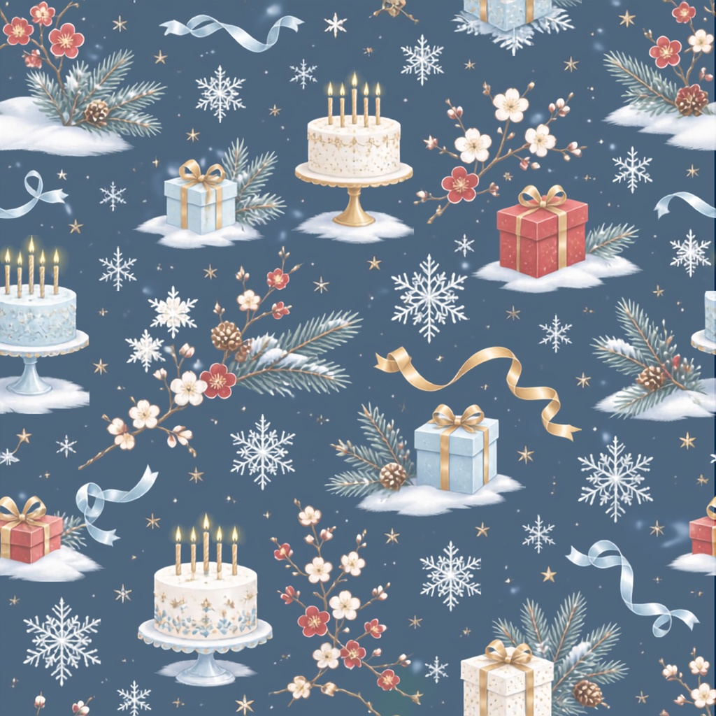 「Birthday Seasons★12か月の季節を楽しむデジタルペーパー」(Canva)
