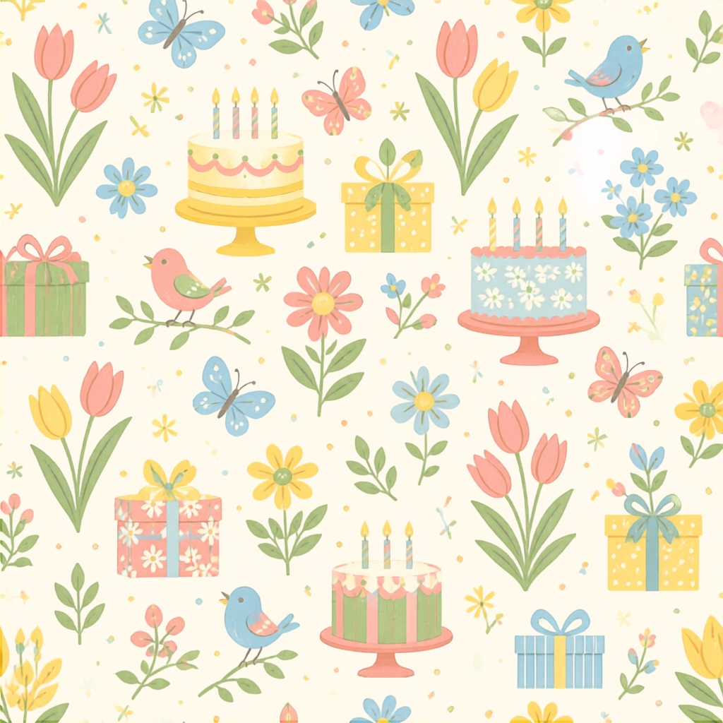 「Birthday Seasons★12か月の季節を楽しむデジタルペーパー」(Canva)