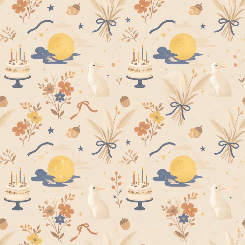 「Birthday Seasons★12か月の季節を楽しむデジタルペーパー」(Canva)