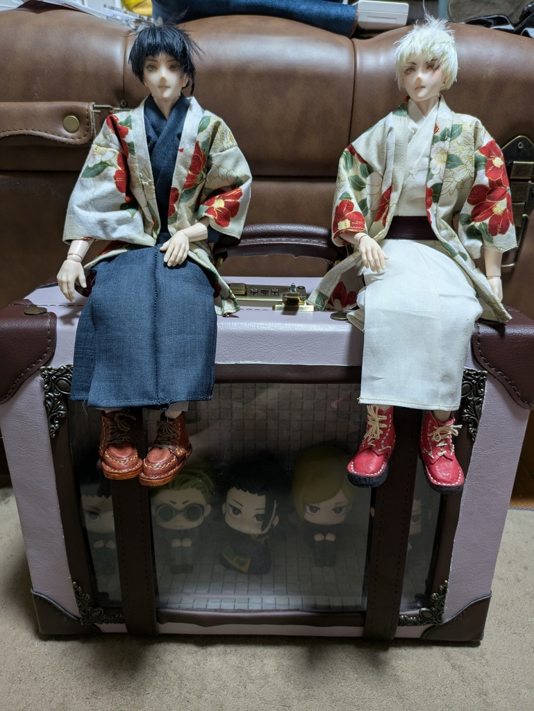 羽織 白蛇と華
