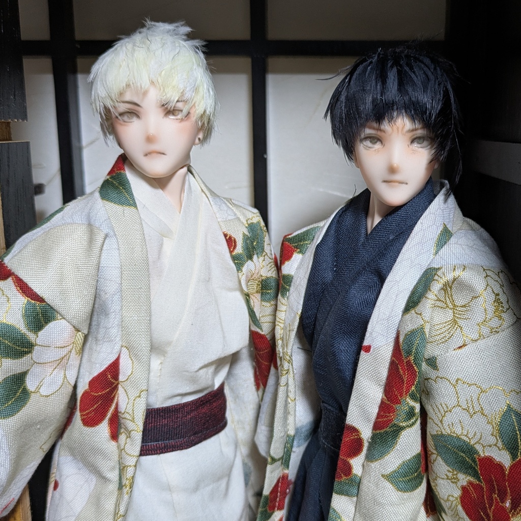 羽織 白蛇と華