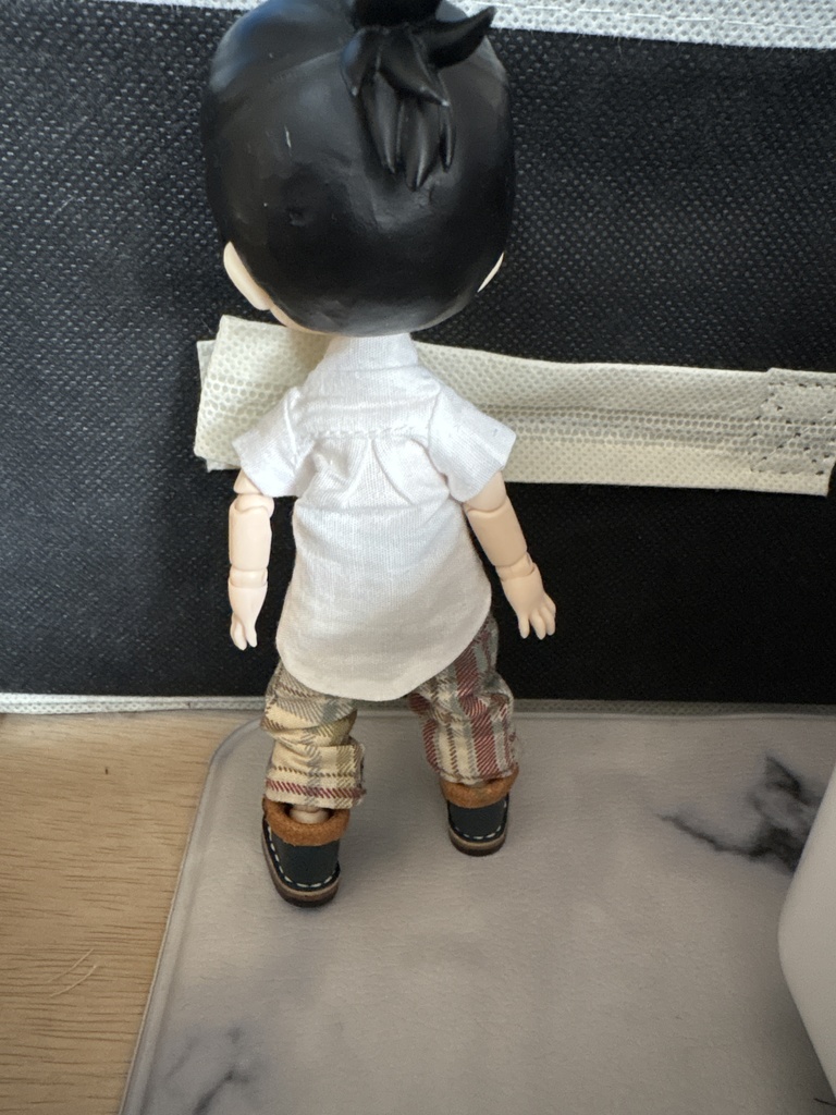 ねんどろいどどーる オビツ11サイズ 立ち襟シャツ 白