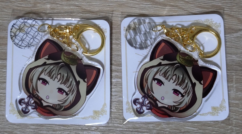 【原神】チャーム付きアクリルキーホルダー