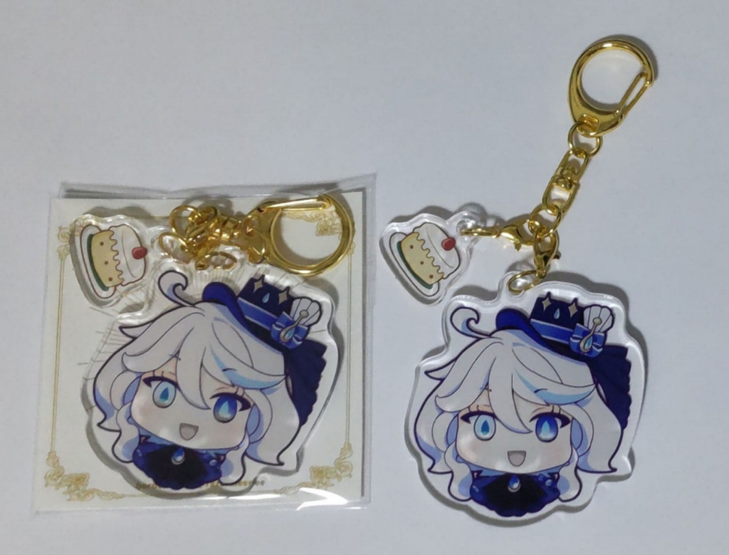 【原神】チャーム付きアクリルキーホルダー