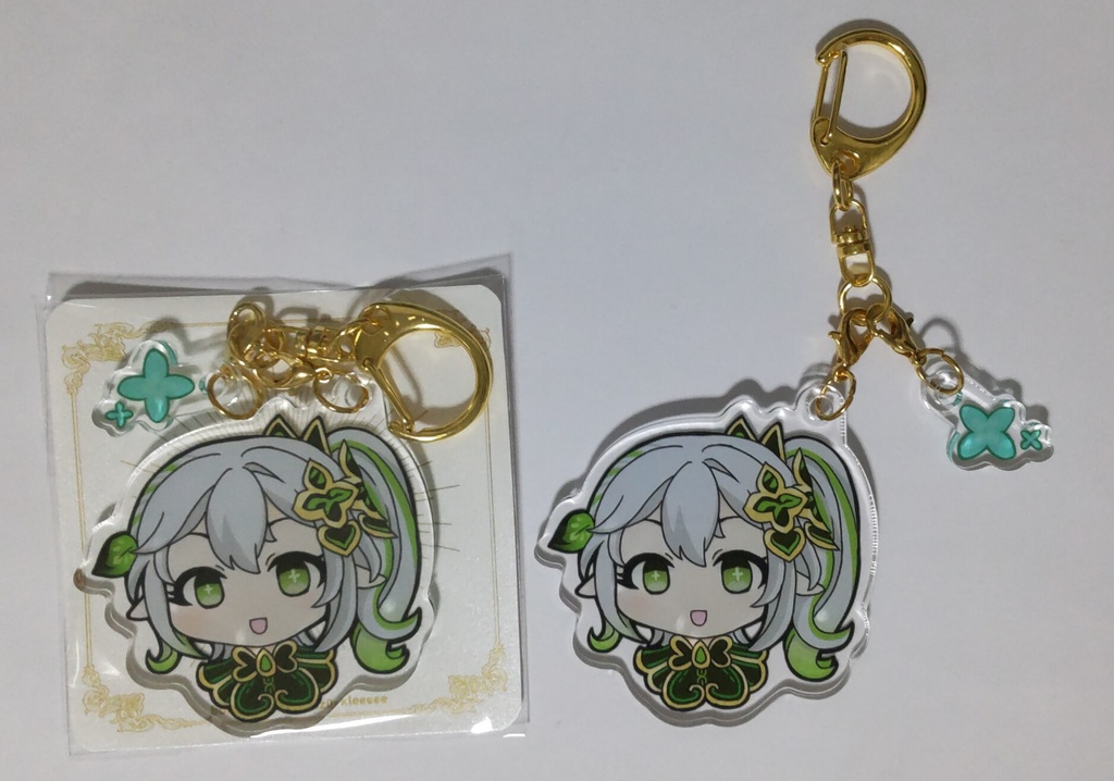 【原神】チャーム付きアクリルキーホルダー