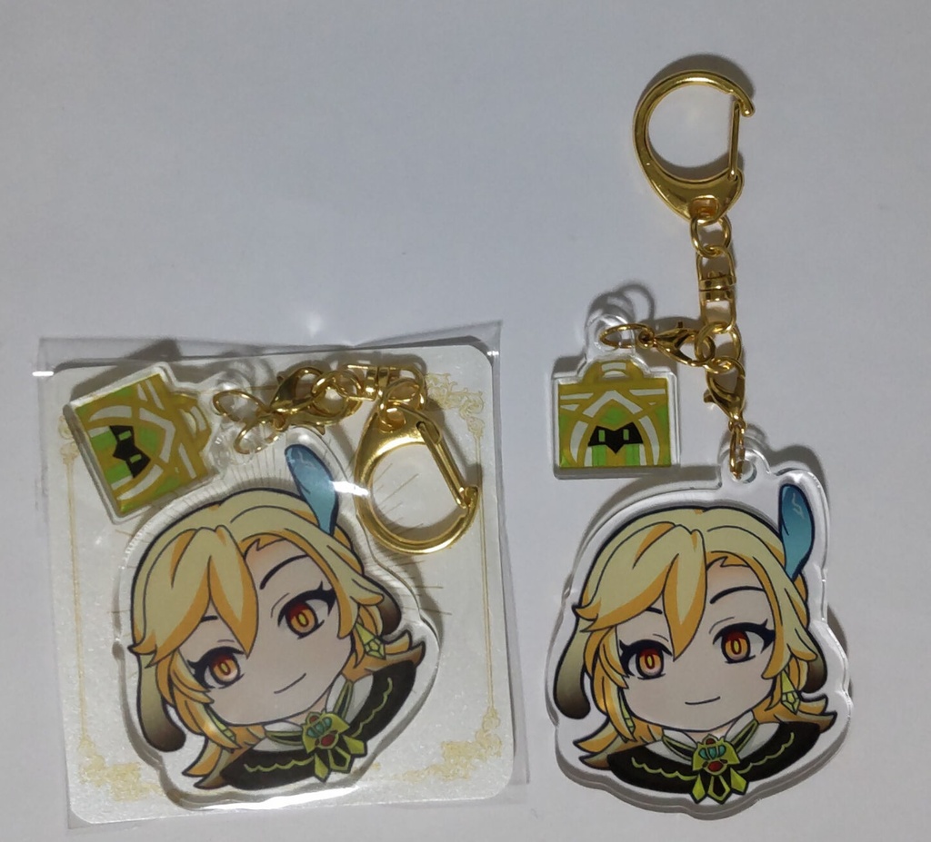 【原神】チャーム付きアクリルキーホルダー