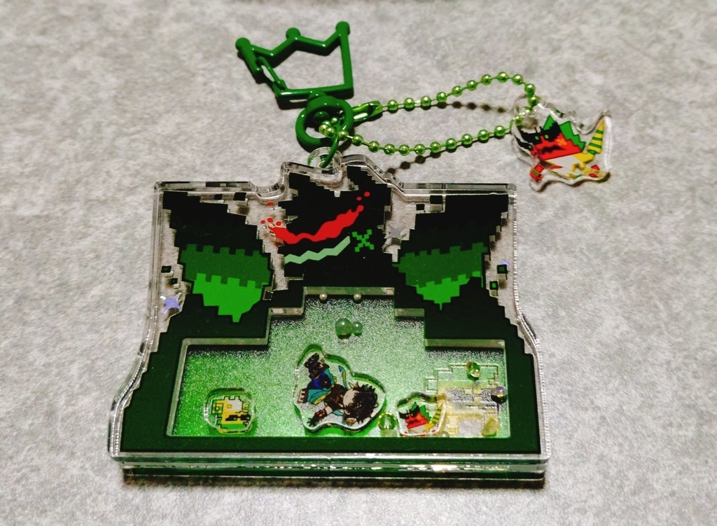 【原神】アハウのシャカシャカアクリルキーホルダー【オマケ付き】