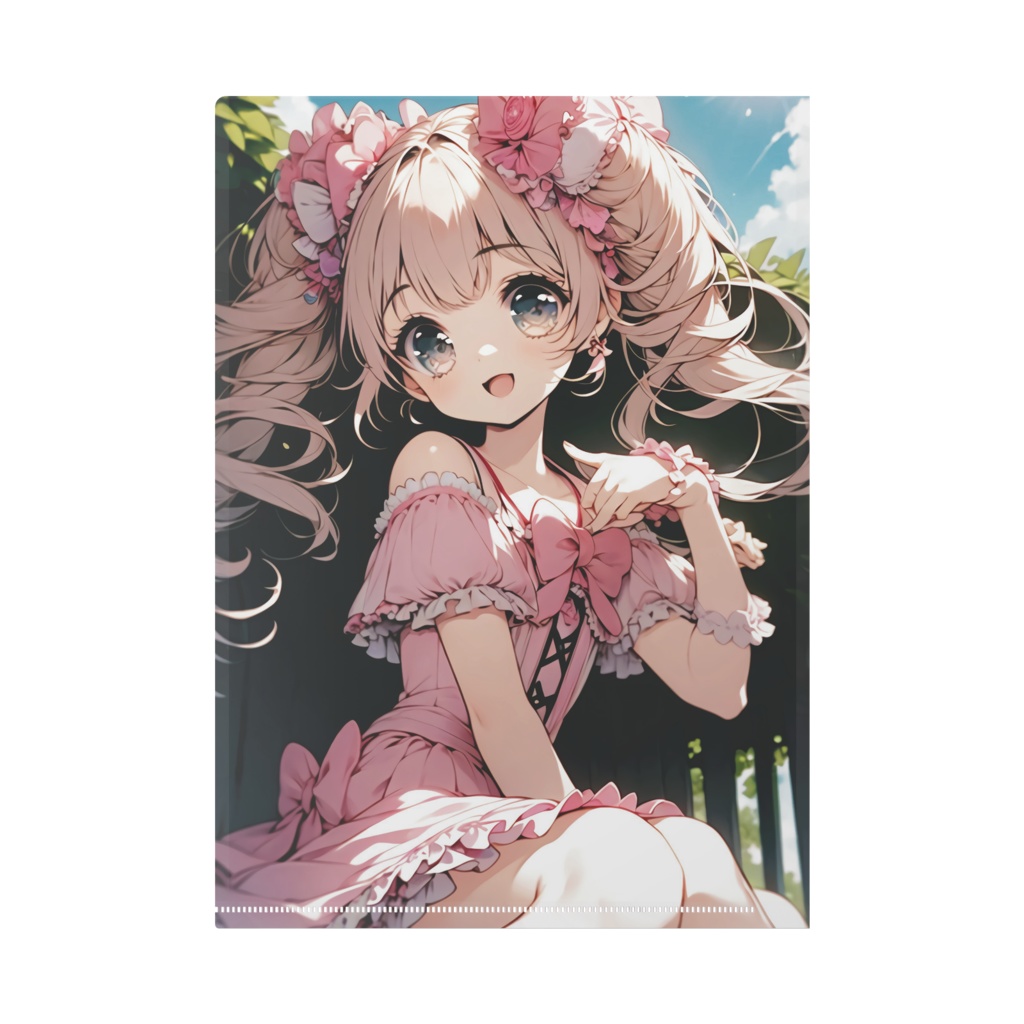 Sweet Lolita Girl クリアファイル(plastic file folders)Designed by Miku Tsukino