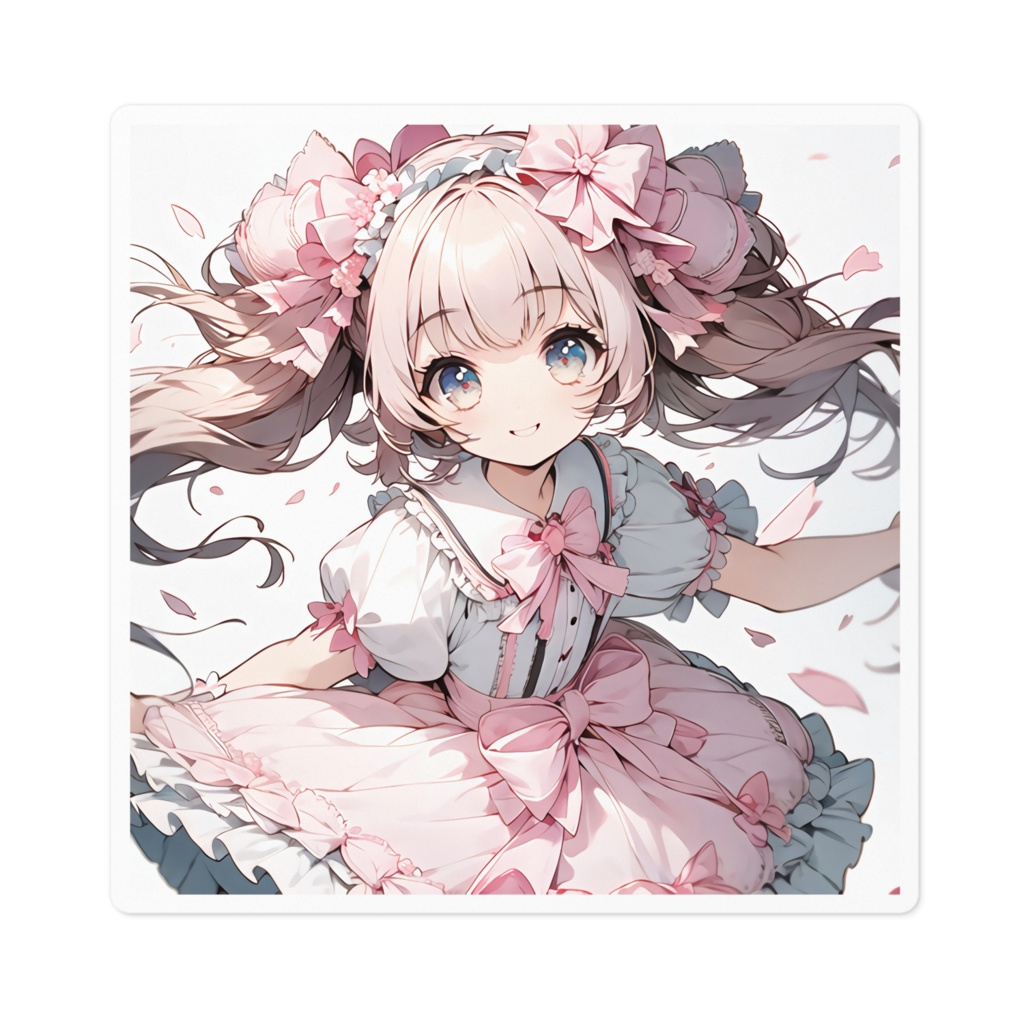 Sweet Lolita Girl ステッカー (stickers) Designed by Miku Tsukino