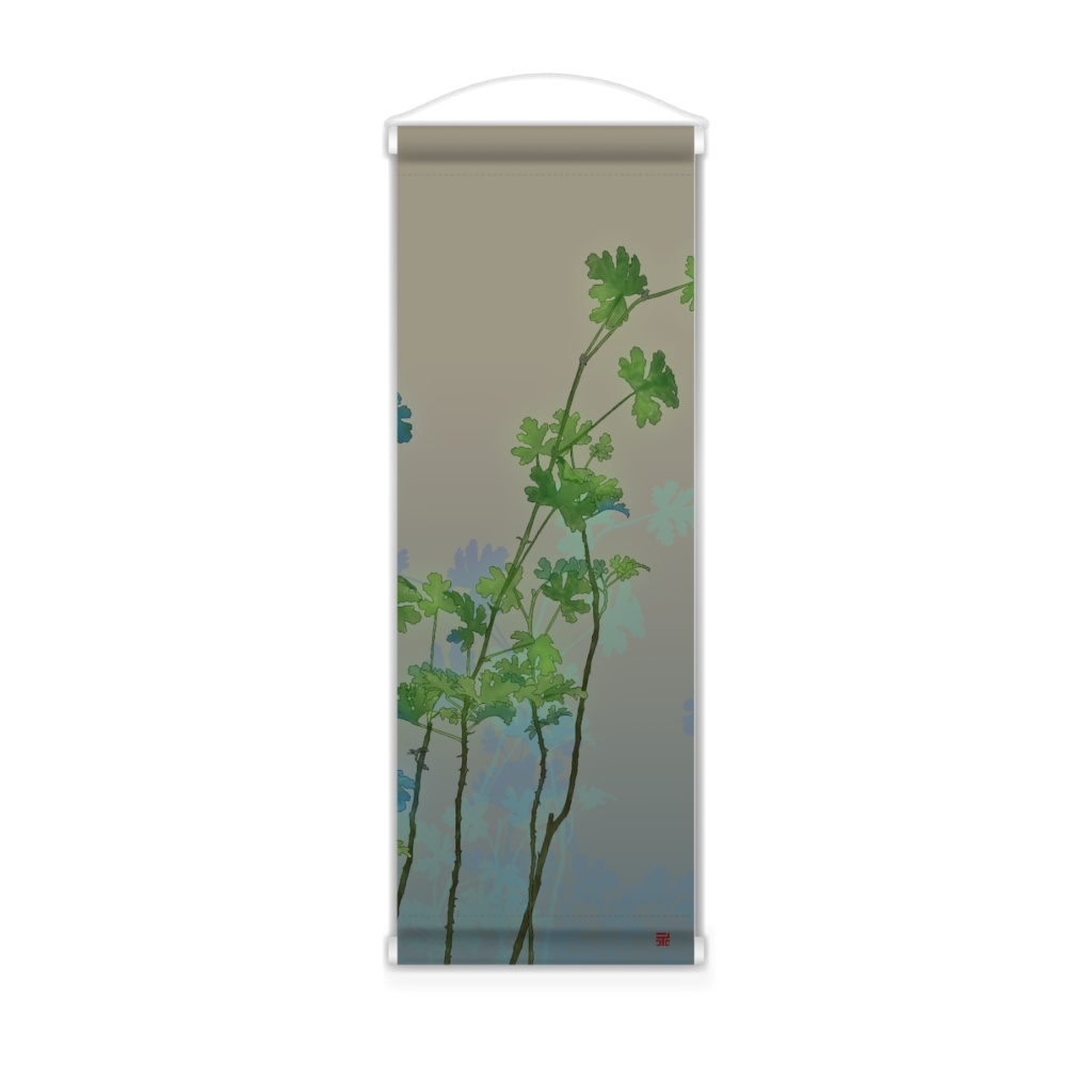 和風 オリジナルタペストリー「植物」