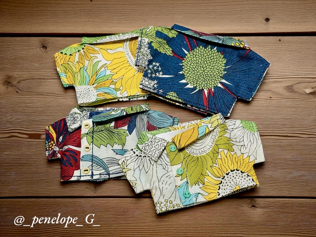 【12cm】変形アシンメトリーシャツ