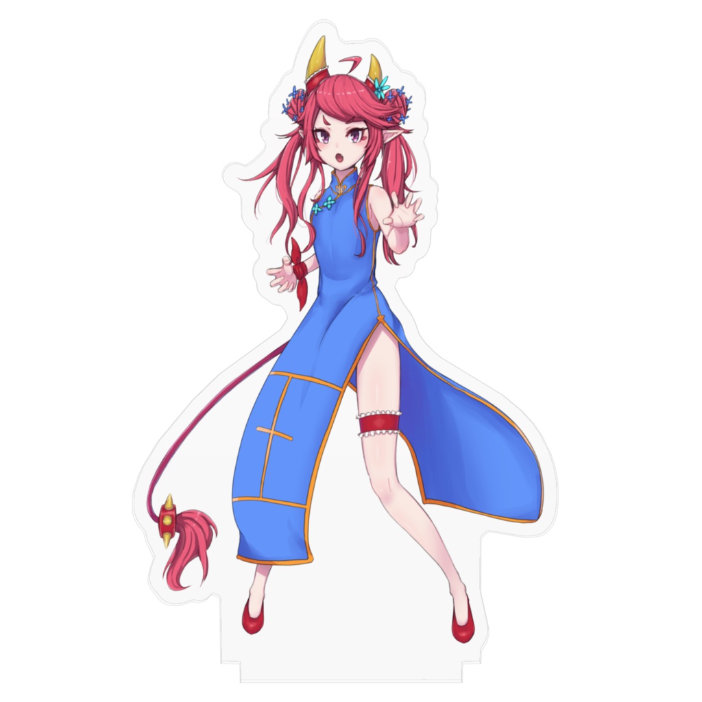 チャイナ王マンジュのアクリル製人形