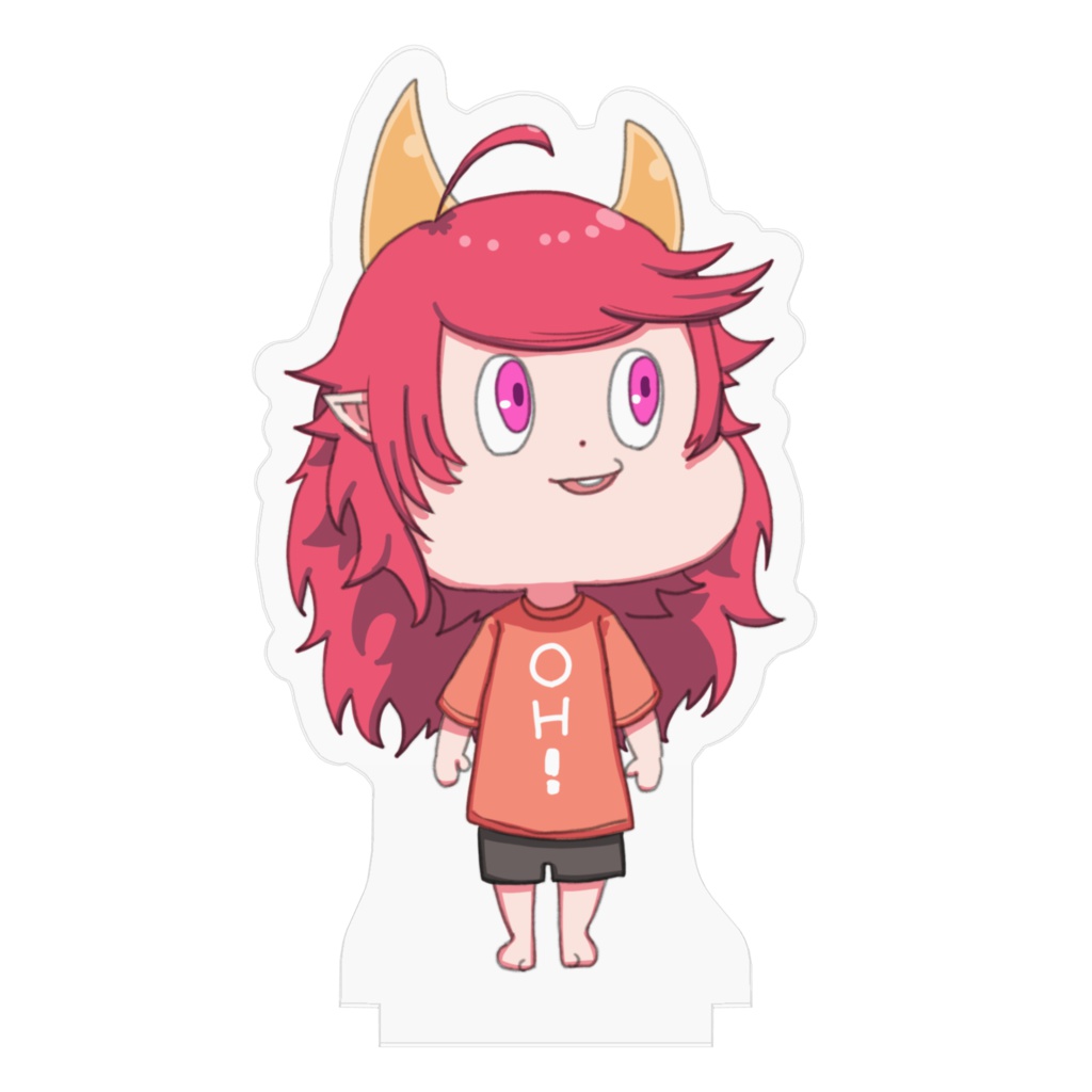 アホ王マンジュのアクリル製人形