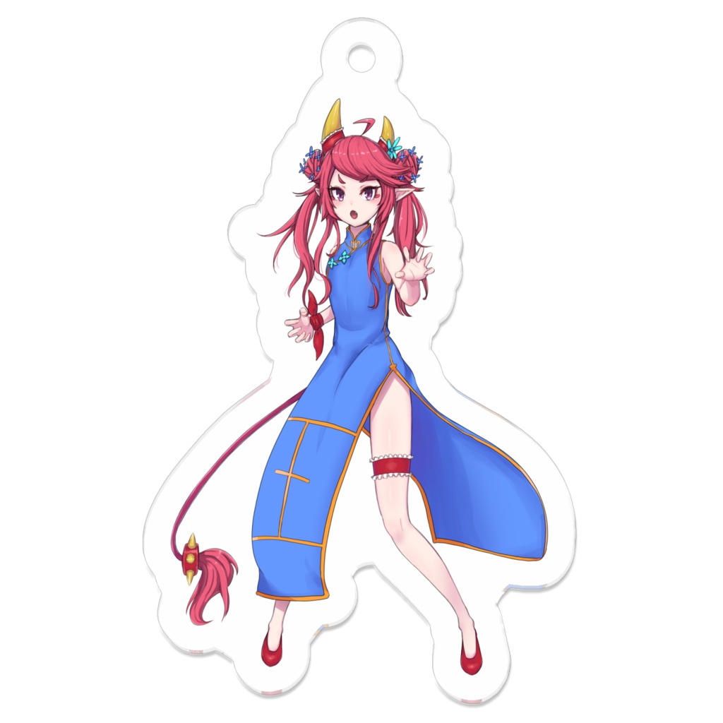 チャイナ王マンジュのアクリル製鍵ホルダー