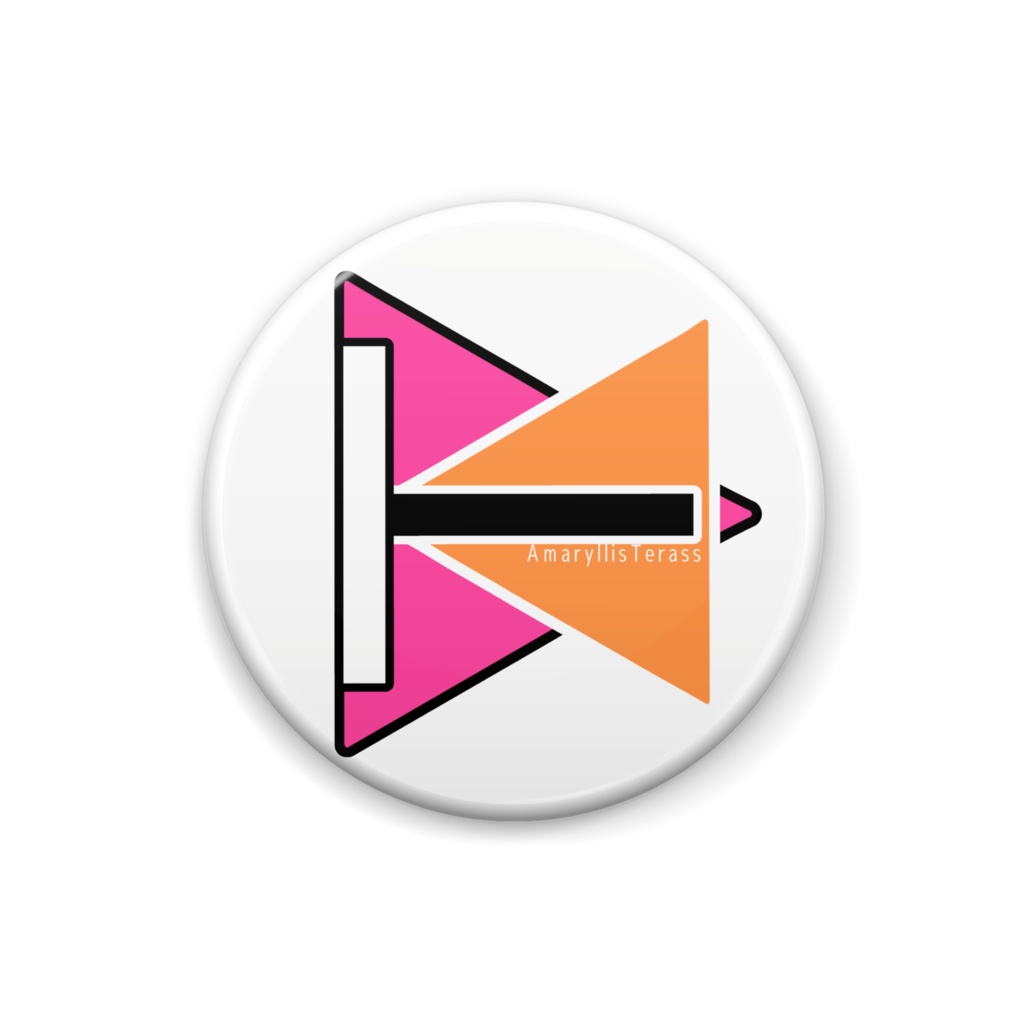 AmaryllisTerass公式ロゴ缶バッチ