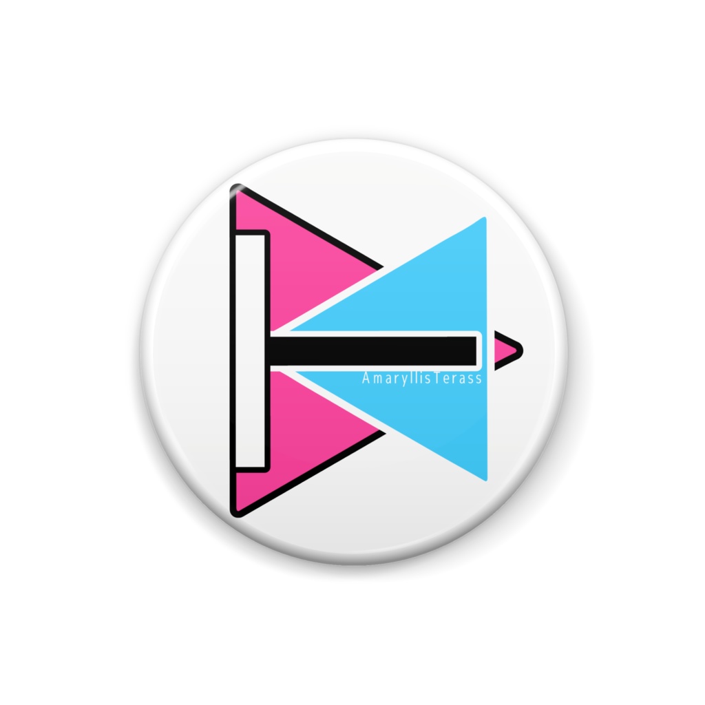 AmaryllisTerass公式ロゴ缶バッチ(アナザー)