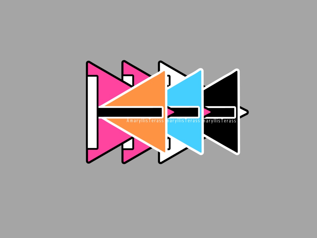 AmaryllisTerass公式ロゴパスケース