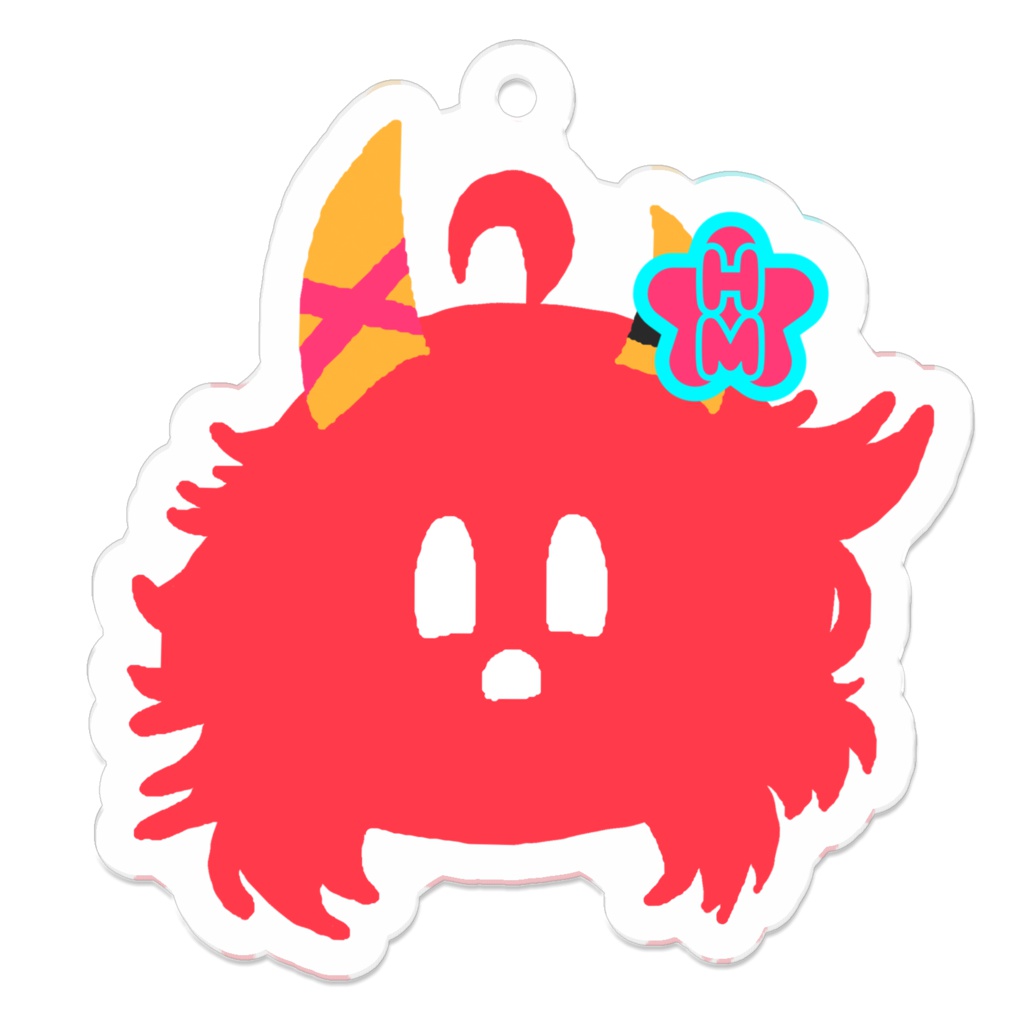 マンジュマークのアクリル製の鍵ホルダー