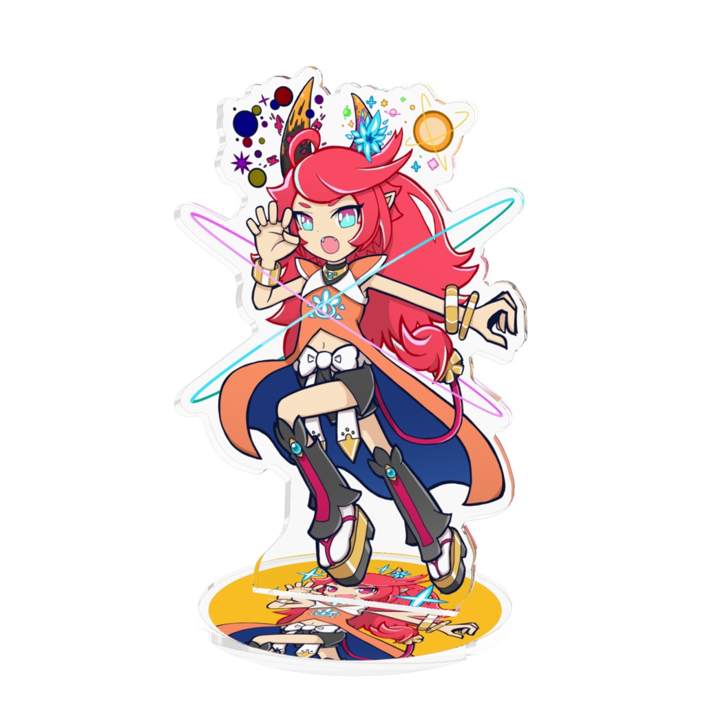 不動明星王マンジュのpypyアクリル製人形(覚醒ver.)