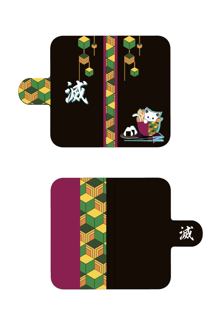 【鬼滅】イメージスマホケース 義勇