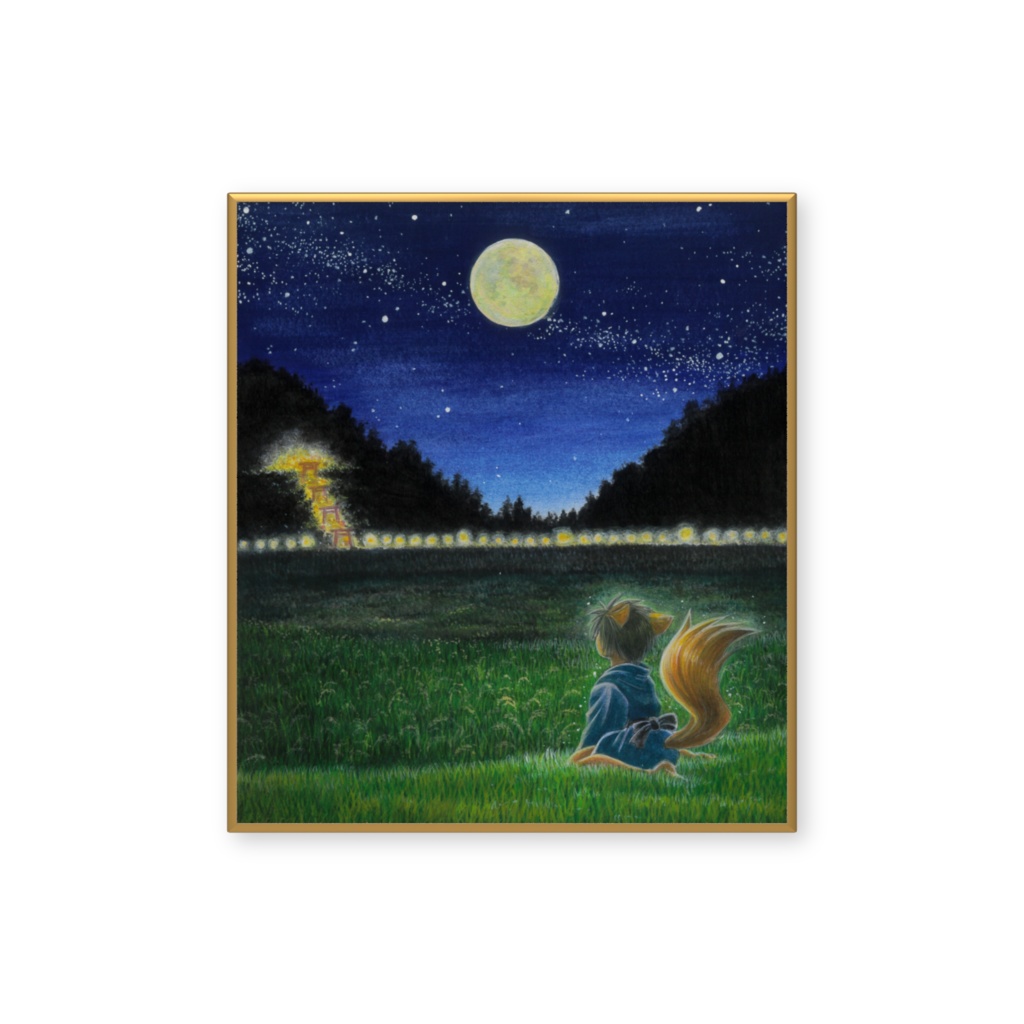 ミニ色紙（複製）一次創作③