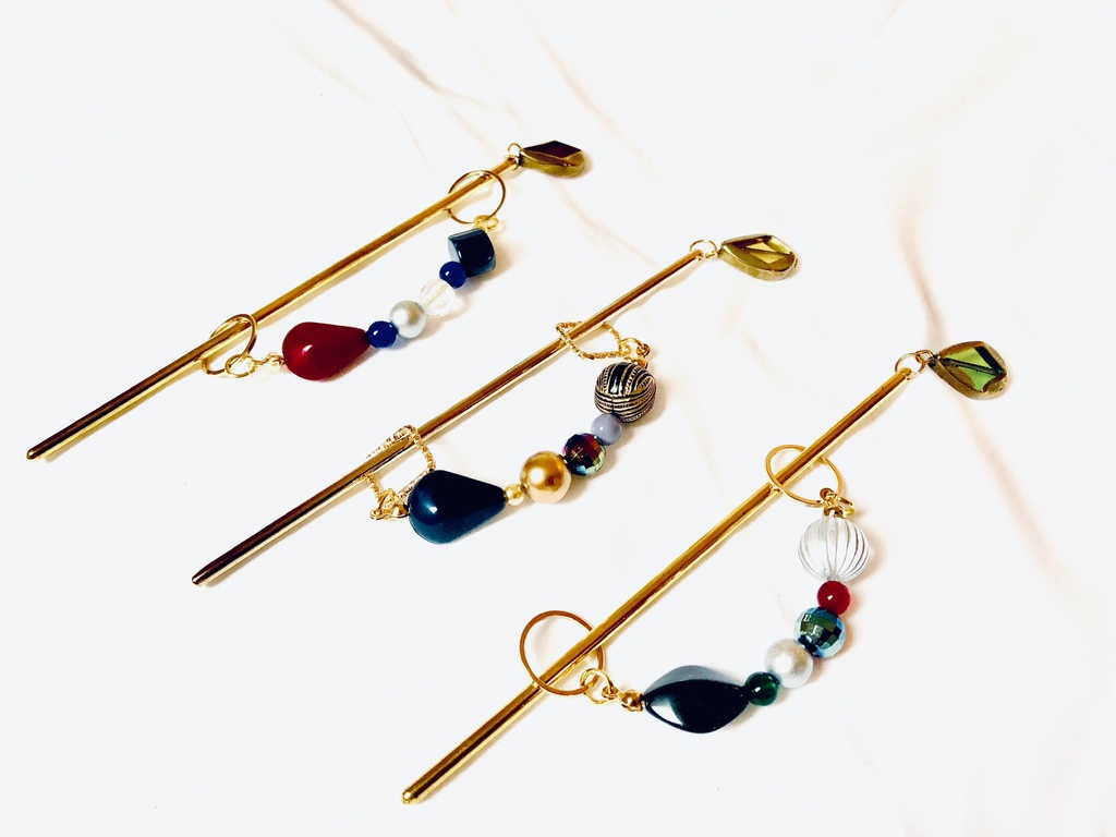 緋色組&コナン イメージカラー マジェステ 簪