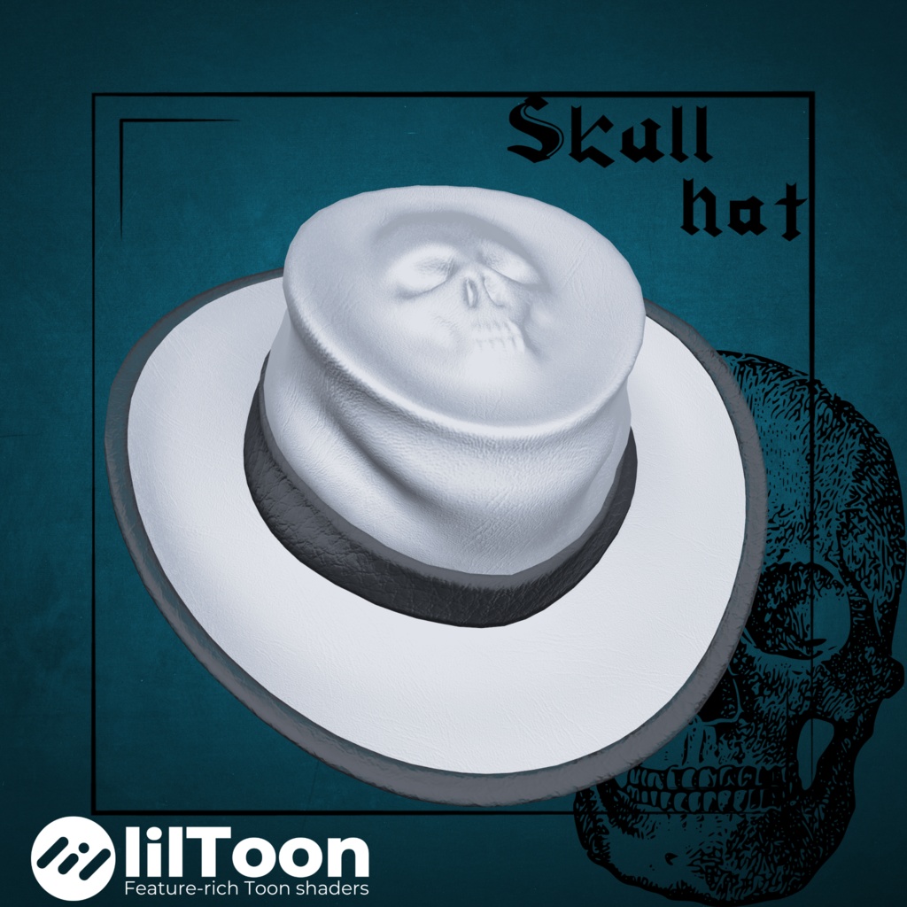 skull hat 【VRC想定】