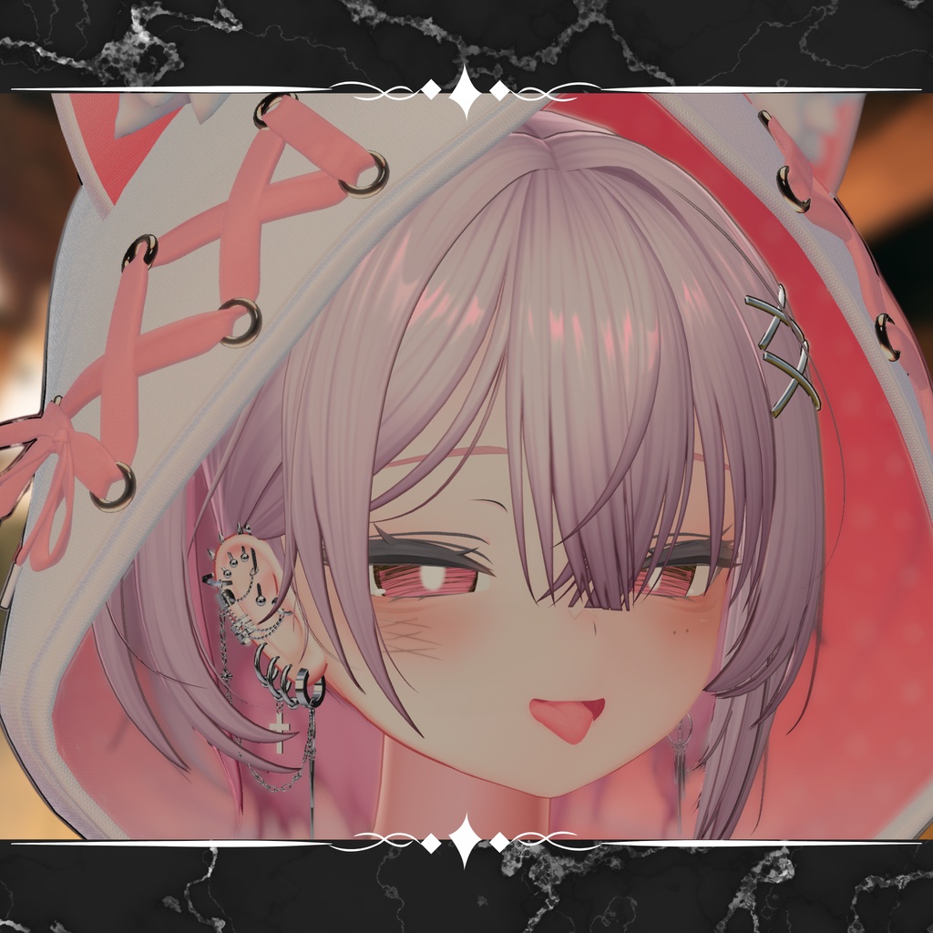 【LUMINA対応!!】Beweis des Glaubens earring【9アバター対応】