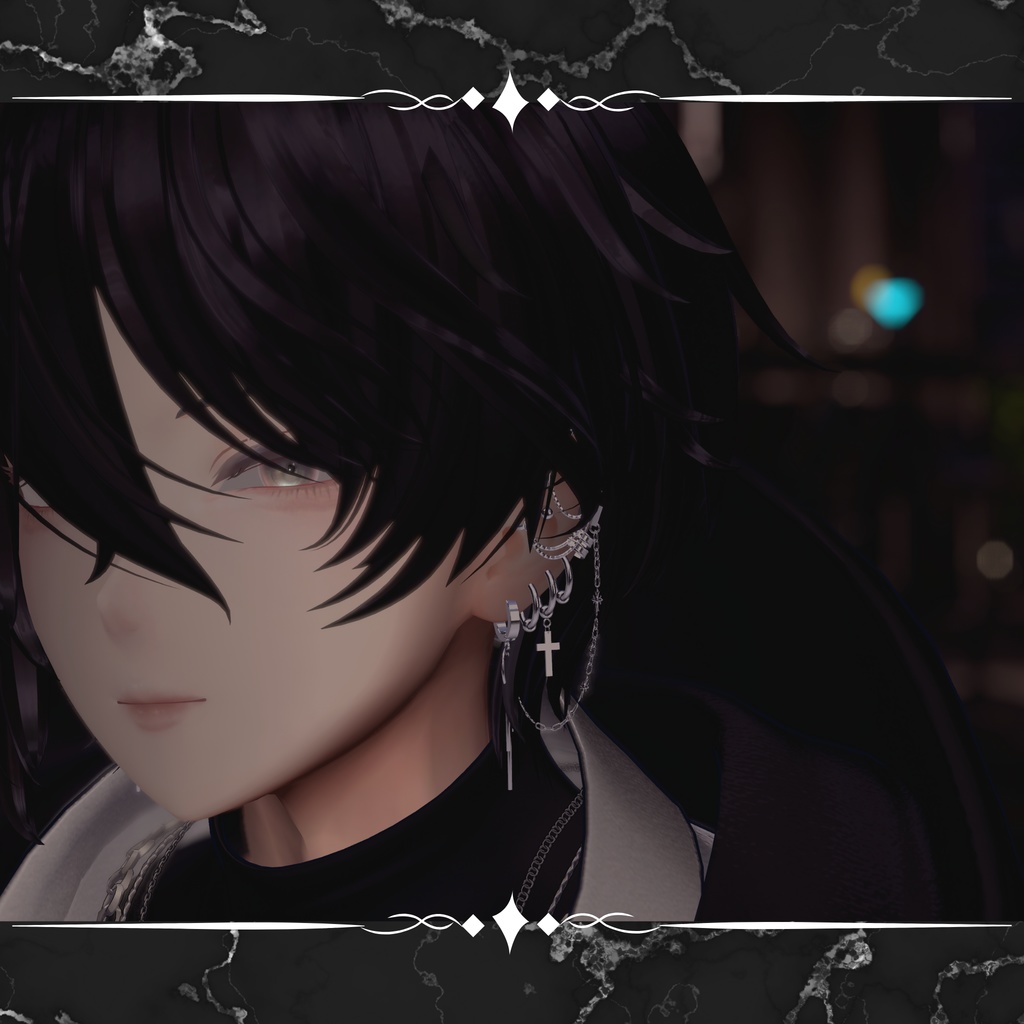 【LUMINA対応!!】Beweis des Glaubens earring【9アバター対応】