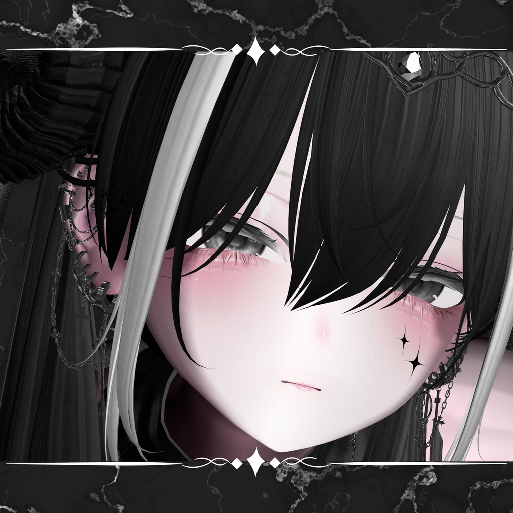 【LUMINA対応!!】Beweis des Glaubens earring【9アバター対応】