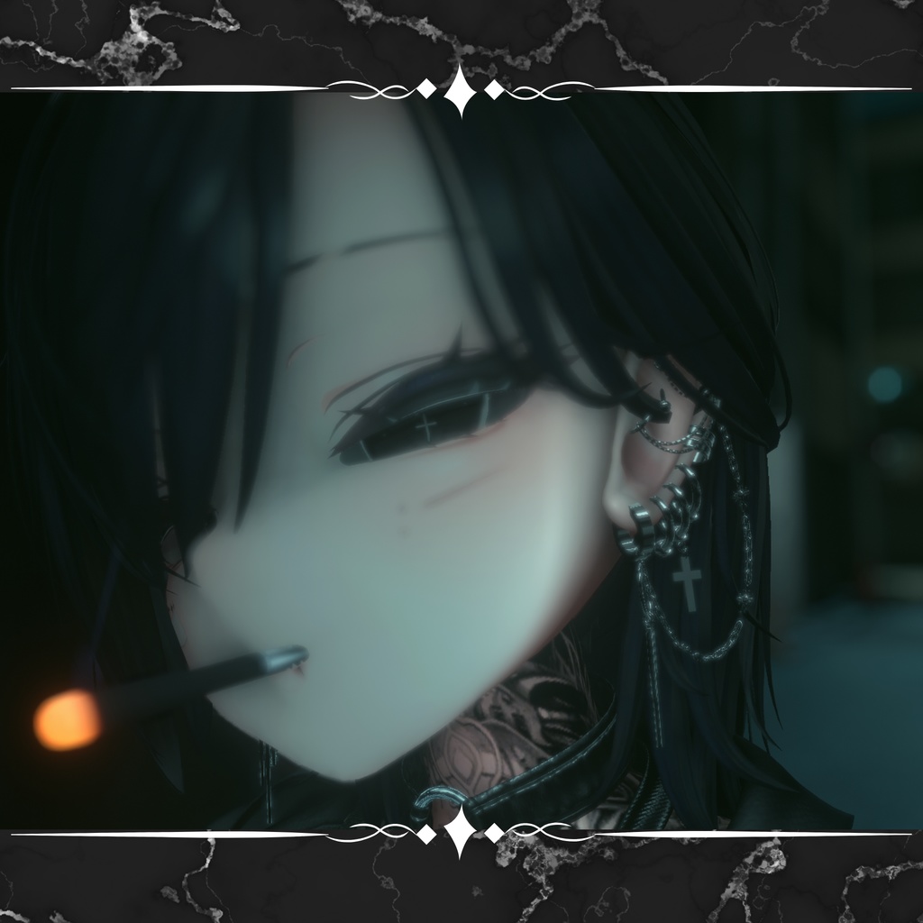 【LUMINA対応!!】Beweis des Glaubens earring【9アバター対応】