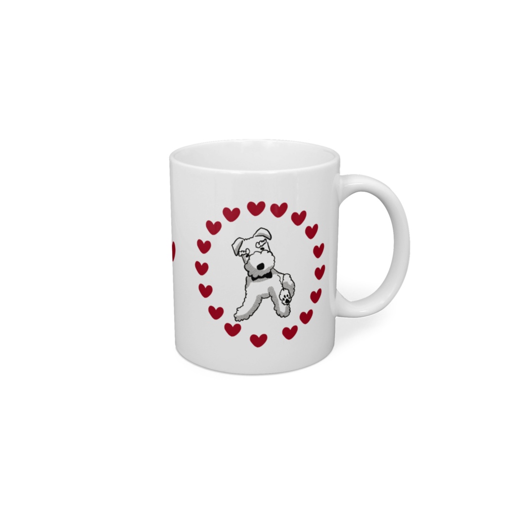 ボウタイテリア マグ白