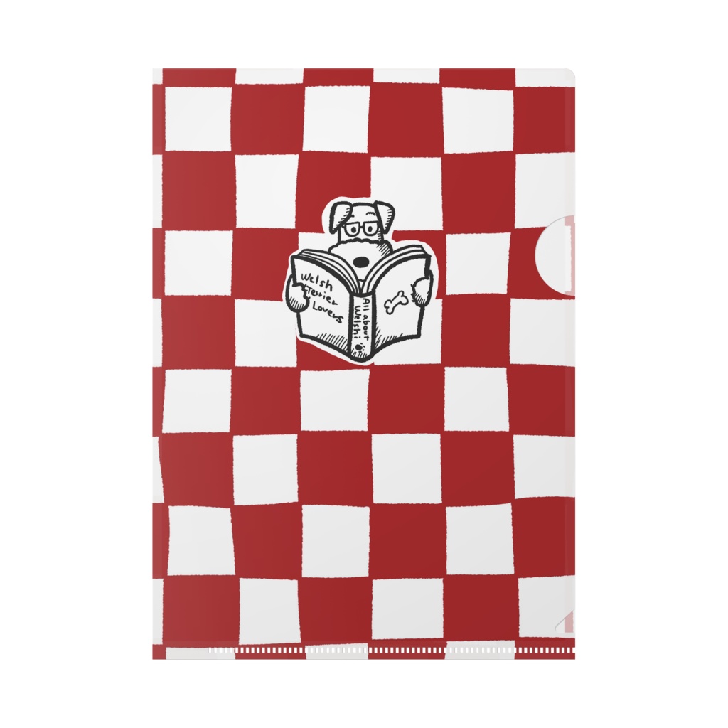 読書テリア クリアファイル