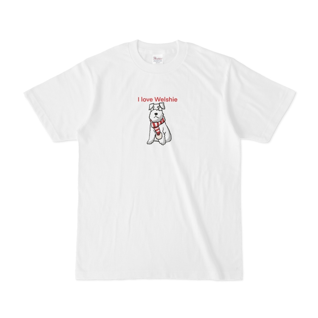 しましまマフラーテリアTシャツ