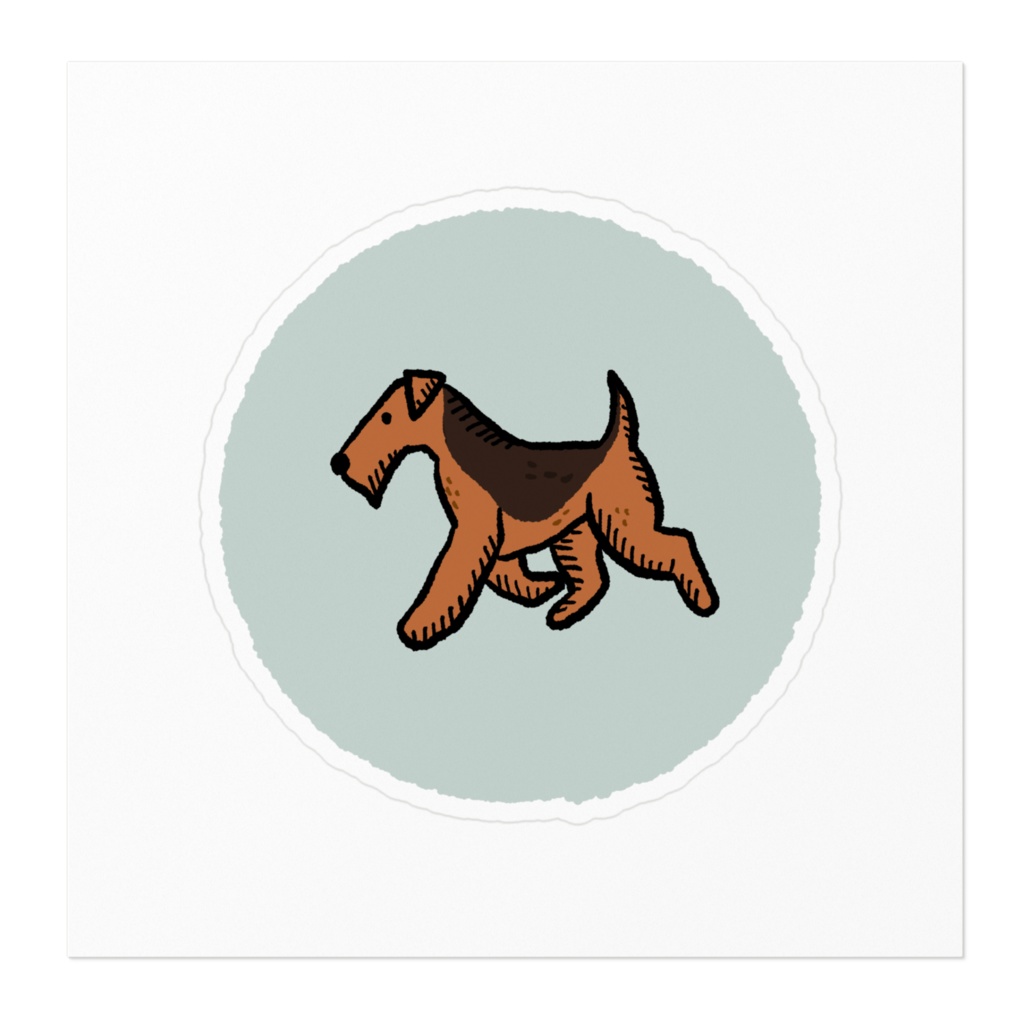 テリアステッカー おさんぽ