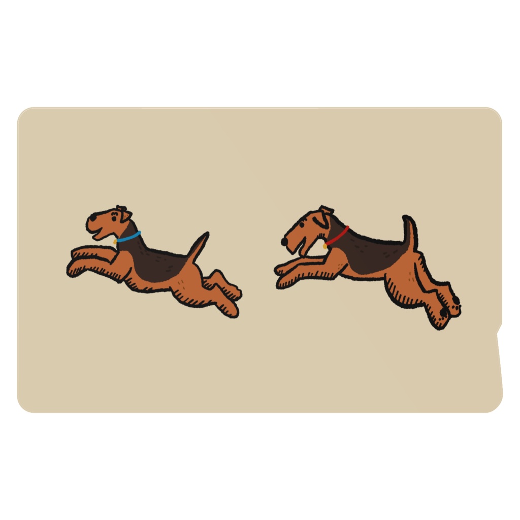 おいかけっこウェルシュ　ICカードステッカー