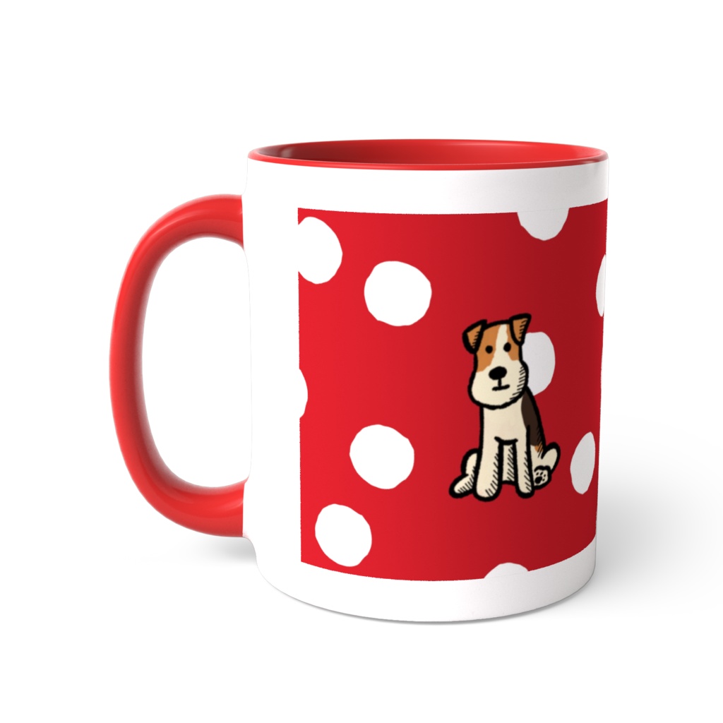 ワイヤーツートンマグ赤