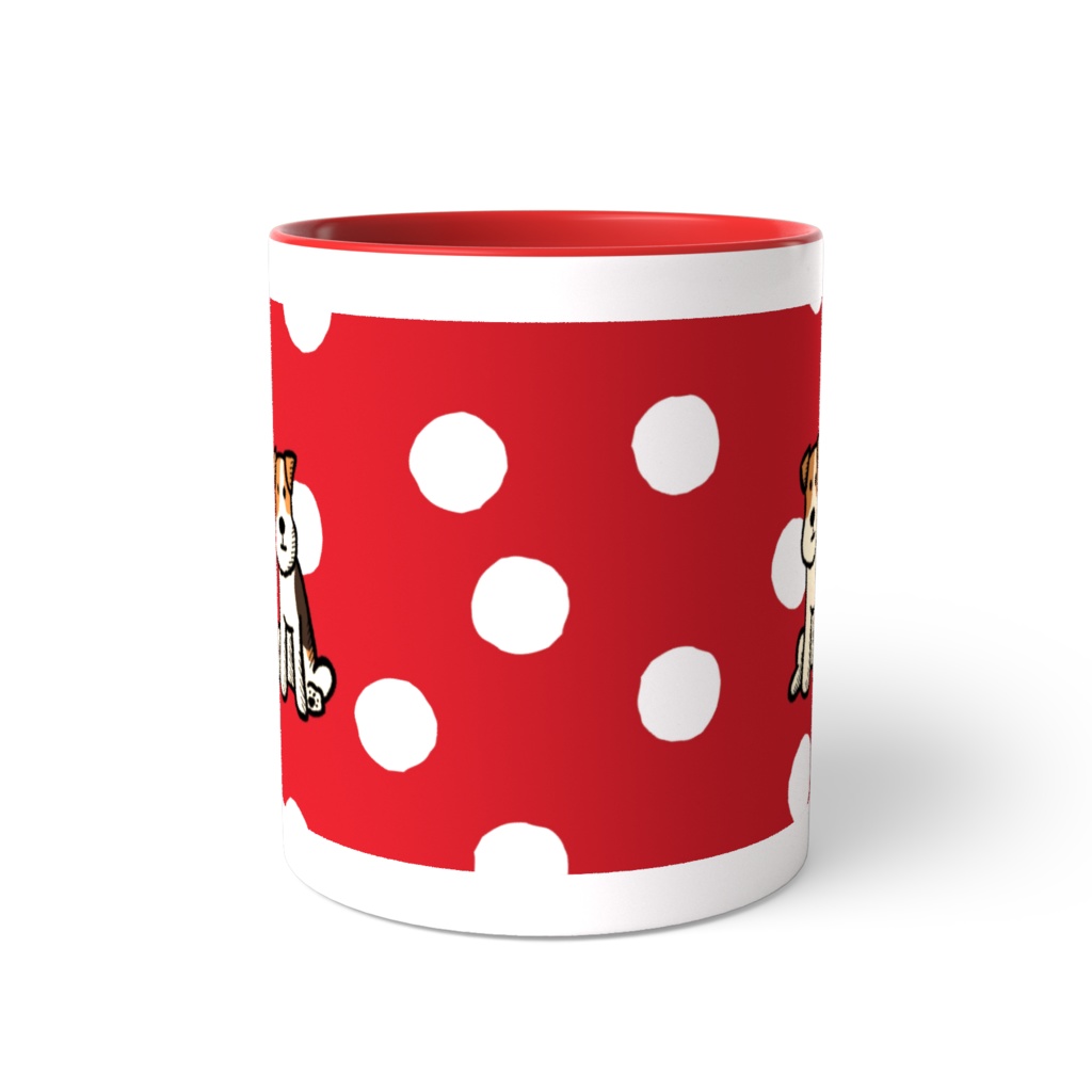 ワイヤーツートンマグ赤