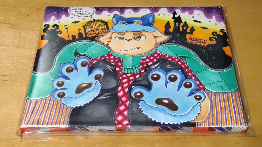 ハロウィンカーシーキャンバスボード