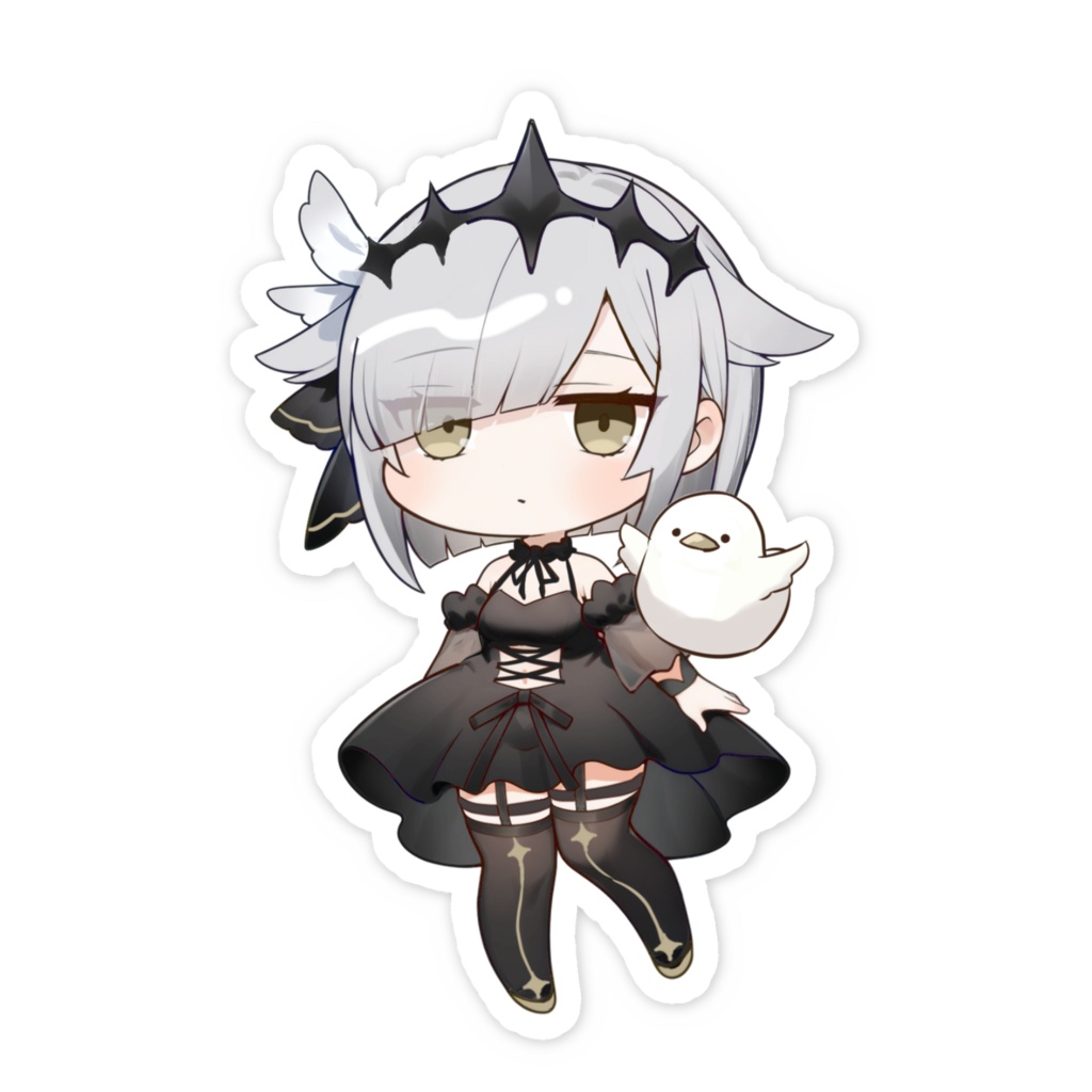 たかなしあひるスマホステッカー