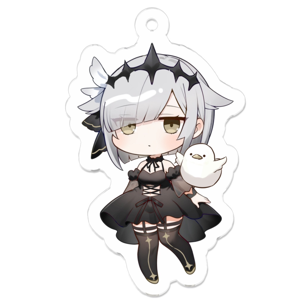 たかなしあひるアクリルキーホルダー