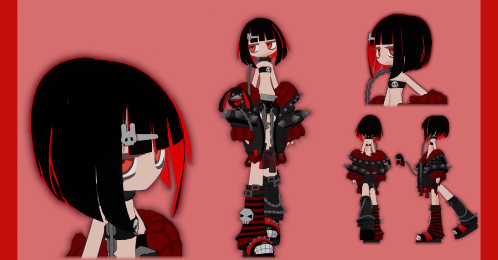 【New】ジト目アバター【Leia(レイア)】VRChat