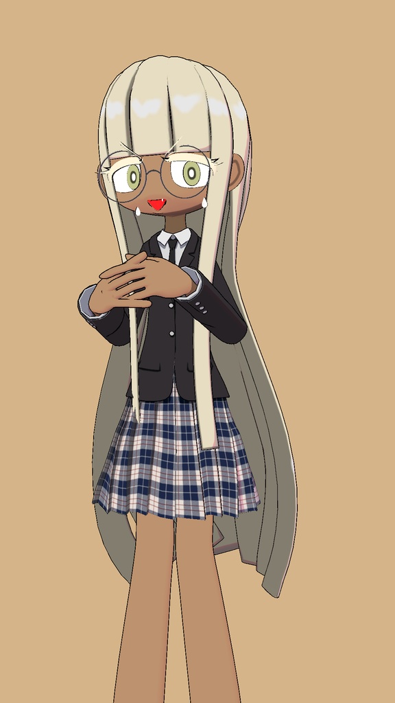 【オリジナル3Dモデル】NONA ノナ vrc vrm