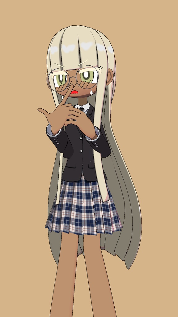 【オリジナル3Dモデル】NONA ノナ vrc vrm