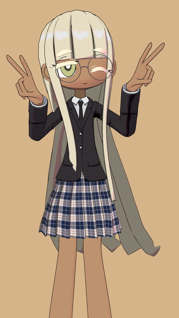 【オリジナル3Dモデル】NONA ノナ vrc vrm