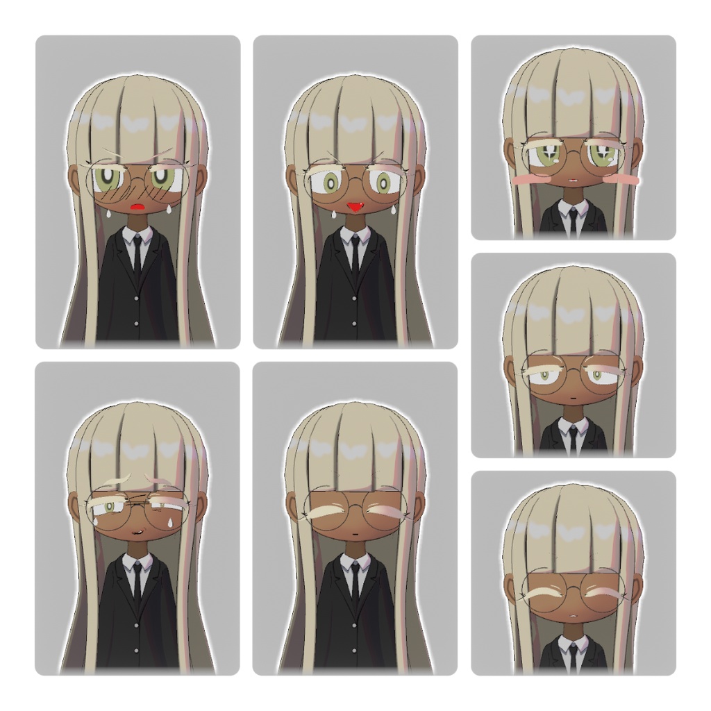 【オリジナル3Dモデル】NONA ノナ vrc vrm