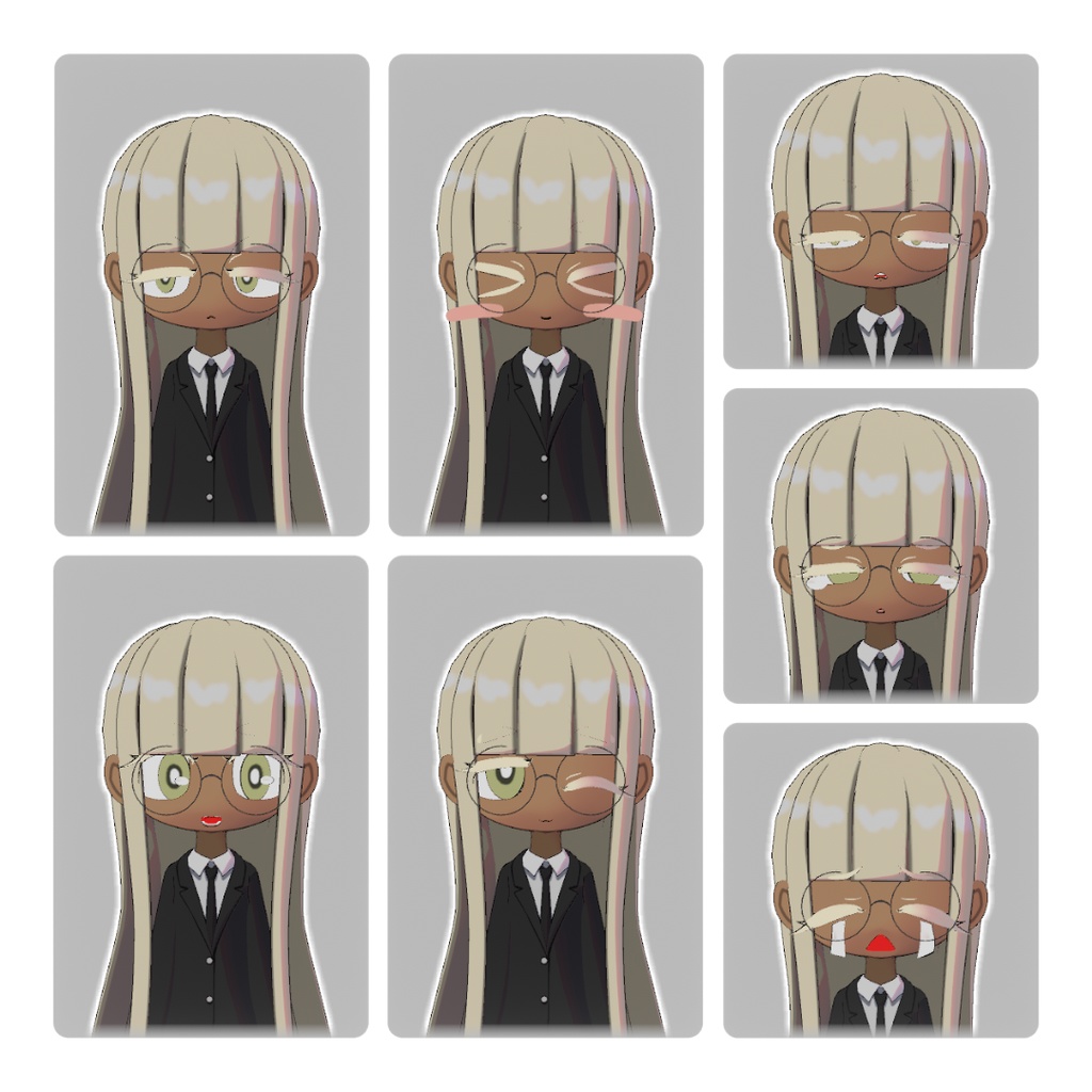 【オリジナル3Dモデル】NONA ノナ vrc vrm