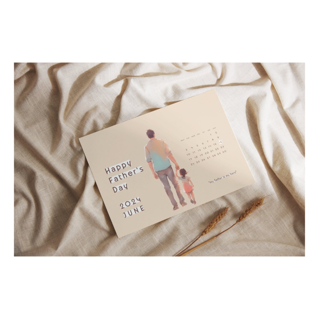【Free】Happy Father's Day 2024 Wallpaper Set(iPhone/Postcard/Poster)
