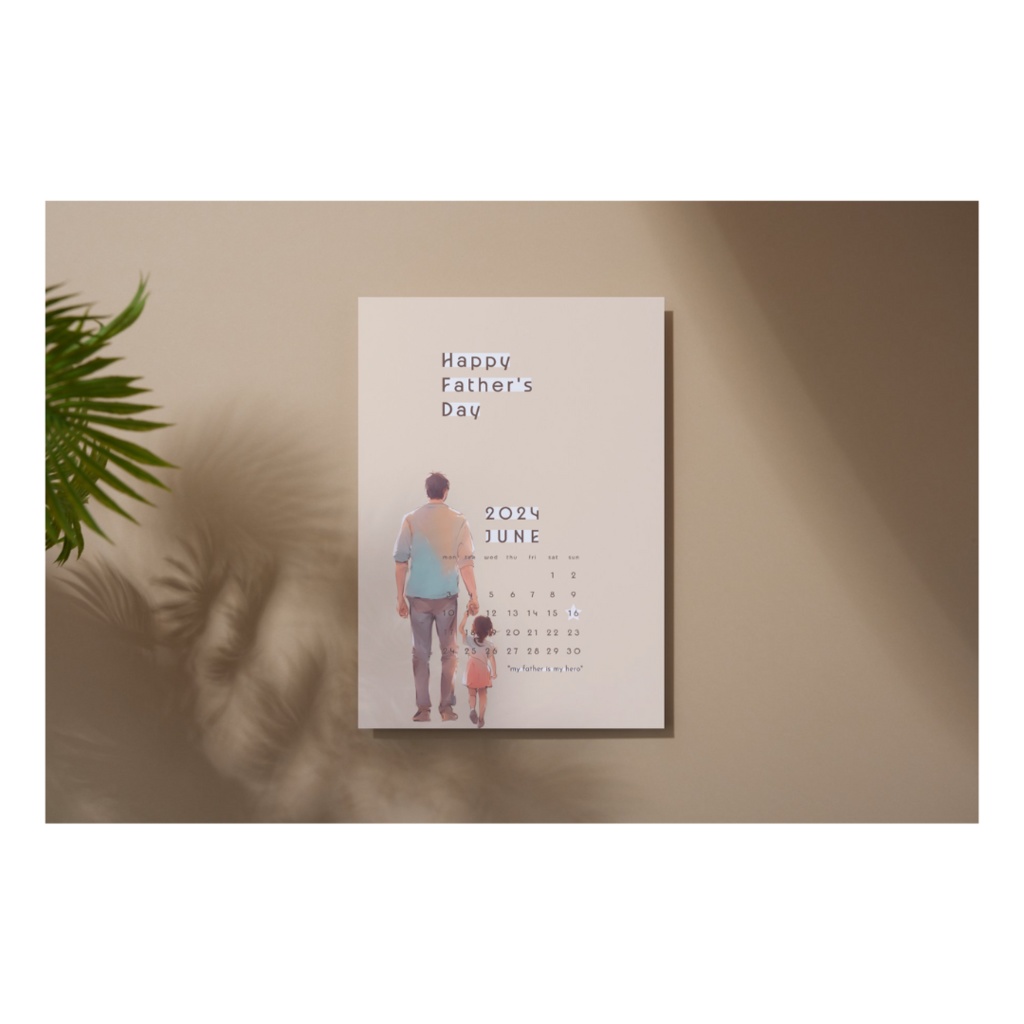 【Free】Happy Father's Day 2024 Wallpaper Set(iPhone/Postcard/Poster)