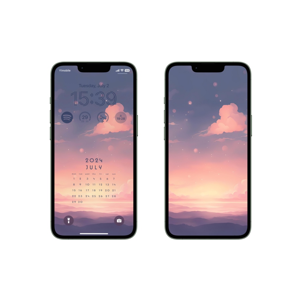Pastel Sky Oasis ~ Cozy, Simple Wallpapers to Brighten Your Day ~